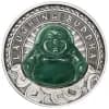 2019 Tuvalu Laughing Buddha Antiqued 1 oz Silver