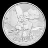 2021 Tuvalu The Simpsons Family 1 oz Silver BU