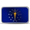 1 oz Indiana State Flag Silver Bar (Colored)