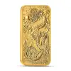2024 1 oz Australia Rectangular Dragon Gold Coin (BU)