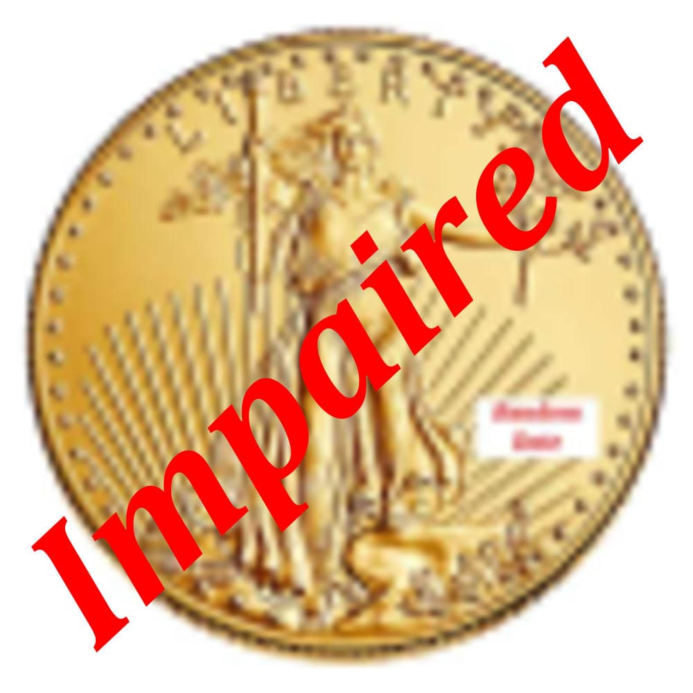 Gold American Eagle *Random Date* - 1 oz (Impaired)