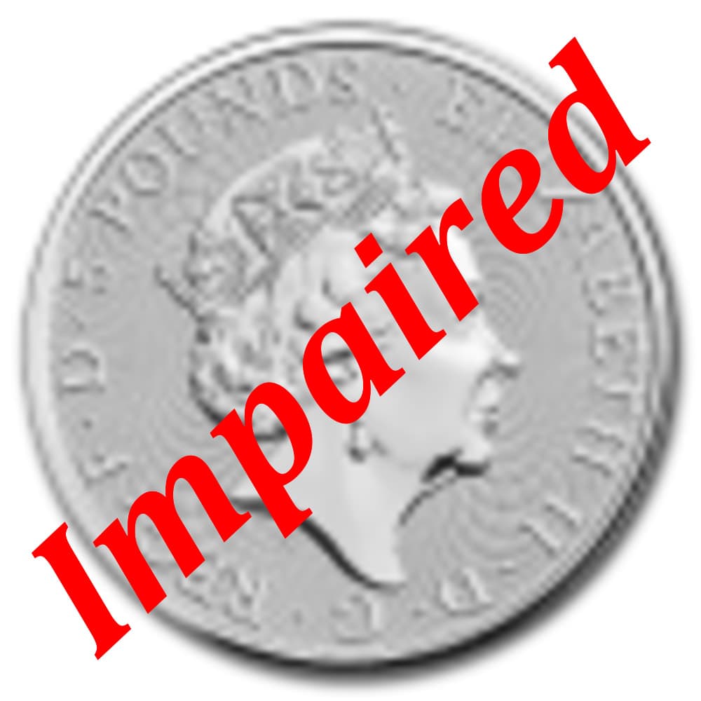 2019 Silver Britain Queen's Beasts The Falcon 2 oz *IMPAIRED