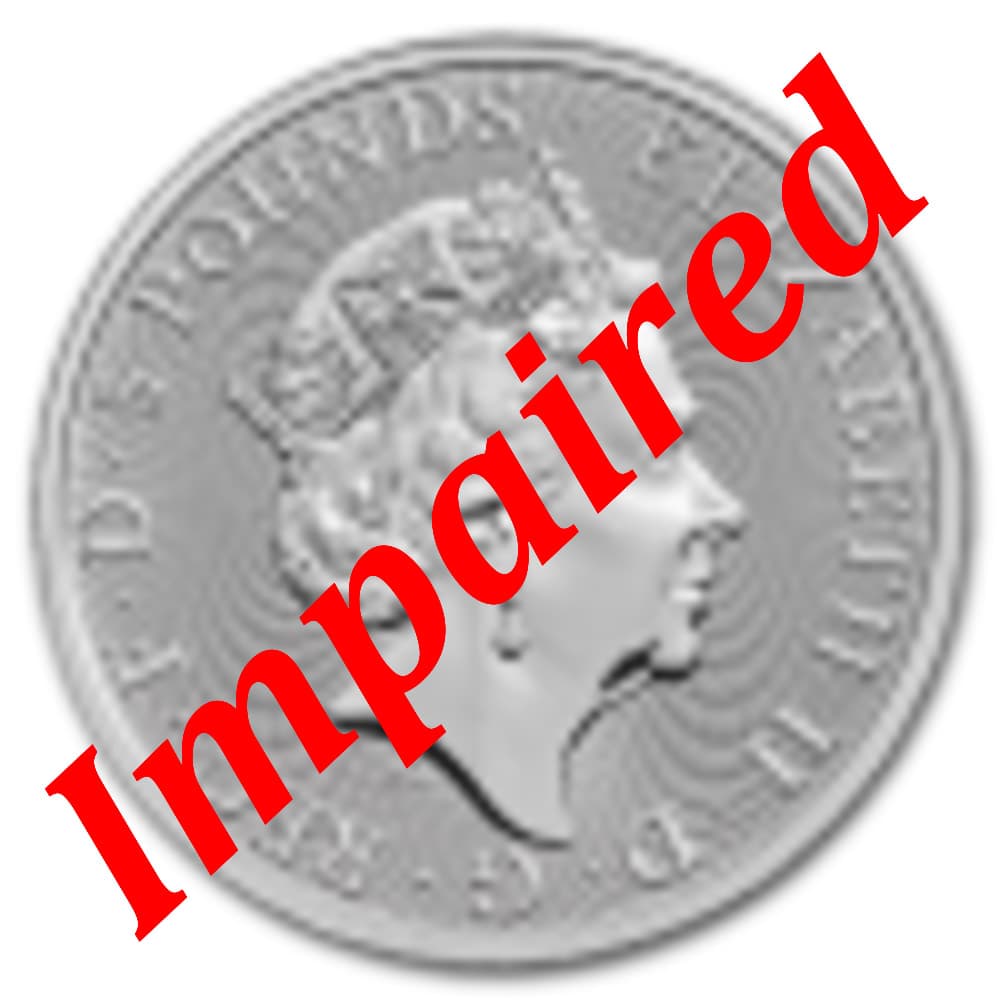 2018 Silver Britain Queen's Beasts The Unicorn 2 oz *IMPAIRED