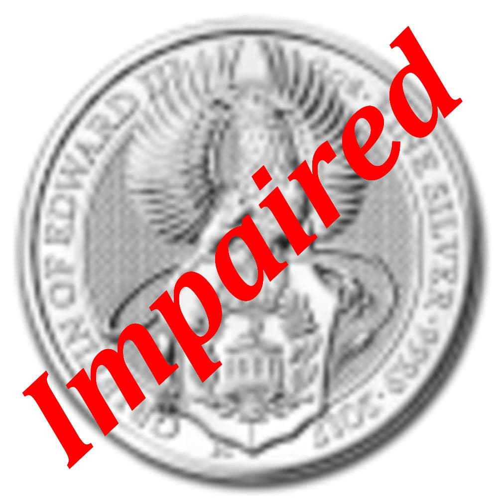 2017 Silver GB Queen's Beasts (The Griffin) - 2 oz *IMPAIRED