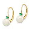 white-round-fw-cultured-pearl-emerald-leverback-earrings