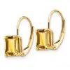 14k-emerald-cut-citrine-leverback-earrings