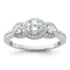cheryl-m-brilliant-cut-cz-3-stone-halo-with-textured-side-ring-ss