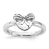 stackable-expressions-heart-with-bow-diamond-ring-ss