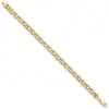 14k-7in-5-5mm-hollow-double-link-charm-bracelet