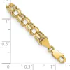 14k-7in-5-5mm-hollow-double-link-charm-bracelet