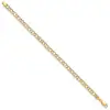 14k-hollow-double-link-charm-bracelet