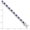 sterling-silver-rhodium-plated-blue-glass-and-cz-7-inch-bracelet