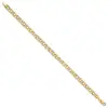 14k-7in-4-5mm-hollow-double-link-charm-bracelet
